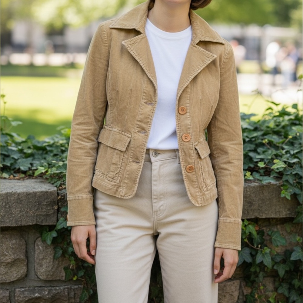 dELiA*s Tan Corduroy Jacket